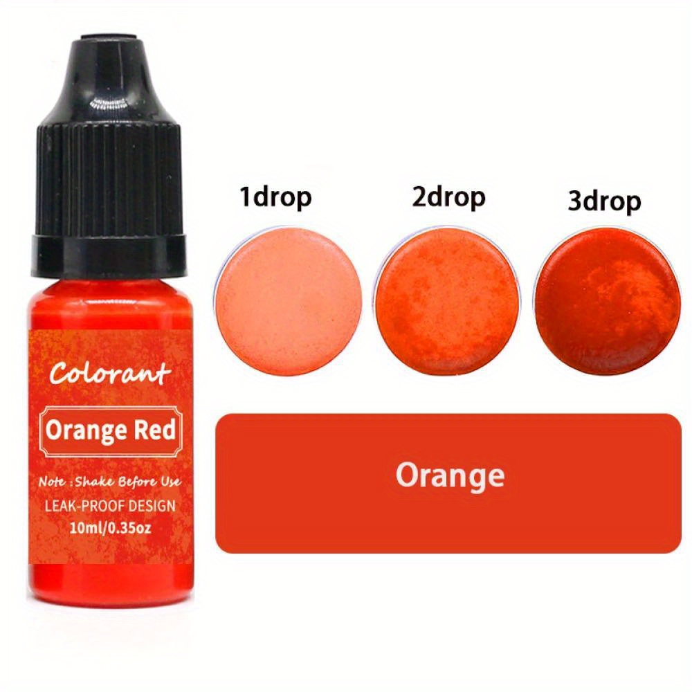10ml/bottle Candle Dyes Pigment Liquid Colorant Resin Coloring Dye Pigments For DIY Candle Making Epoxy Resin Craft Making
