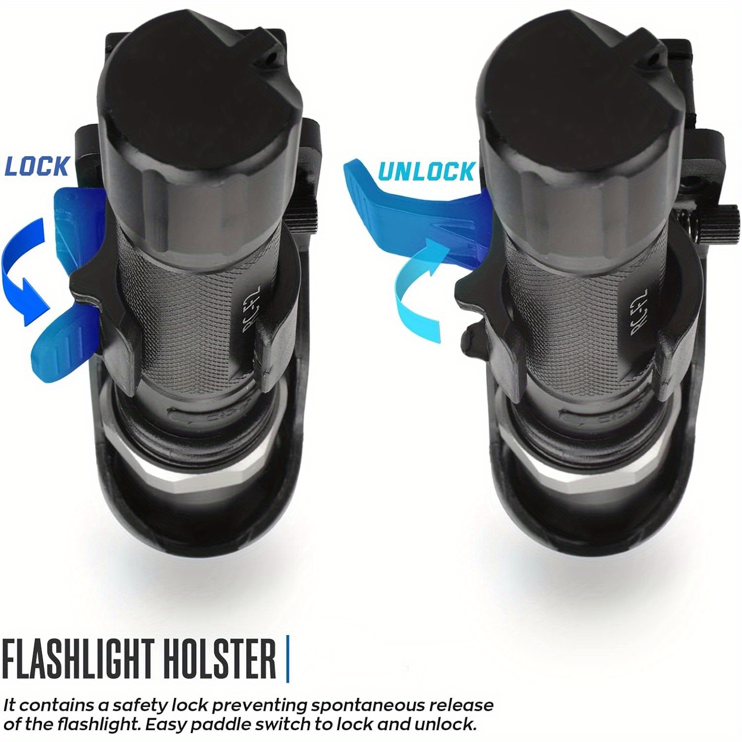 Funda táctica para linterna Streamlight (modelo antiguo clásico) y  similares, soporte de linterna de nailon resistente para cinturón de  trabajo de