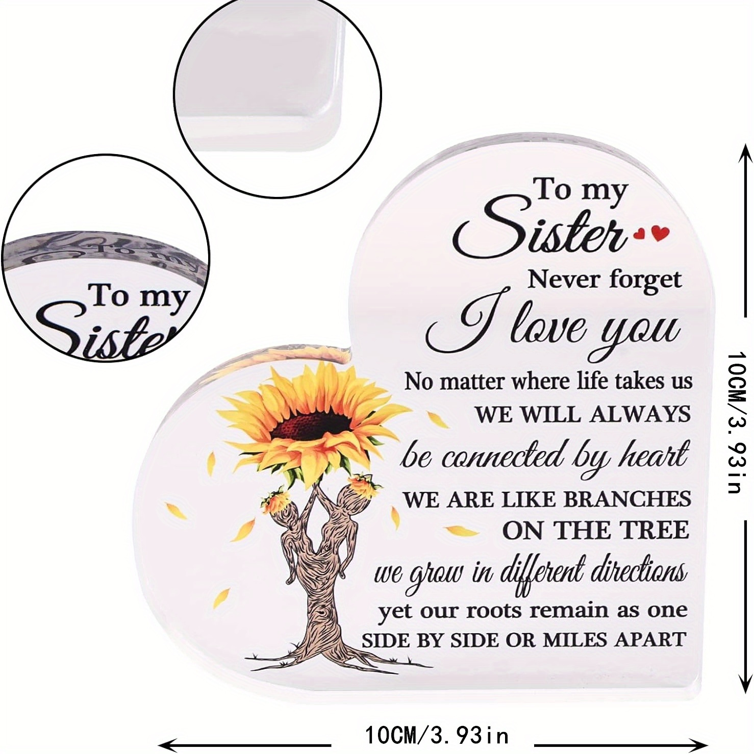 Sister Gifts from Sister, Birthday Gifts for Sister, Sisters Gifts