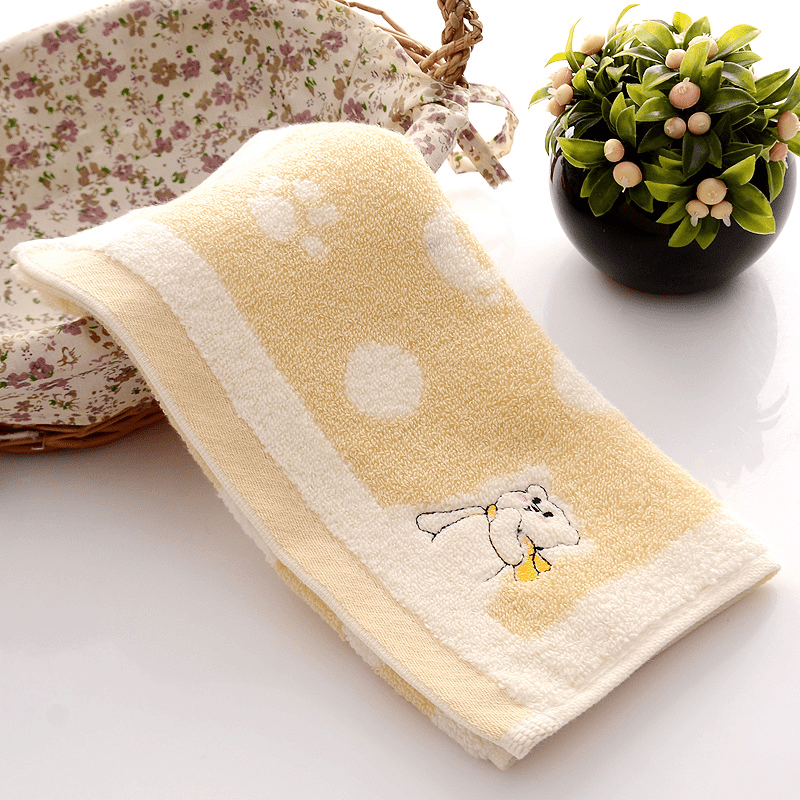 Cartoon Cute Embroidered Hand Towel, Household Cotton Hand Towel, Soft  Skin-friendly Face Towel, Absorbent Towel For Home Bathroom, Bathroom  Supplies - Temu