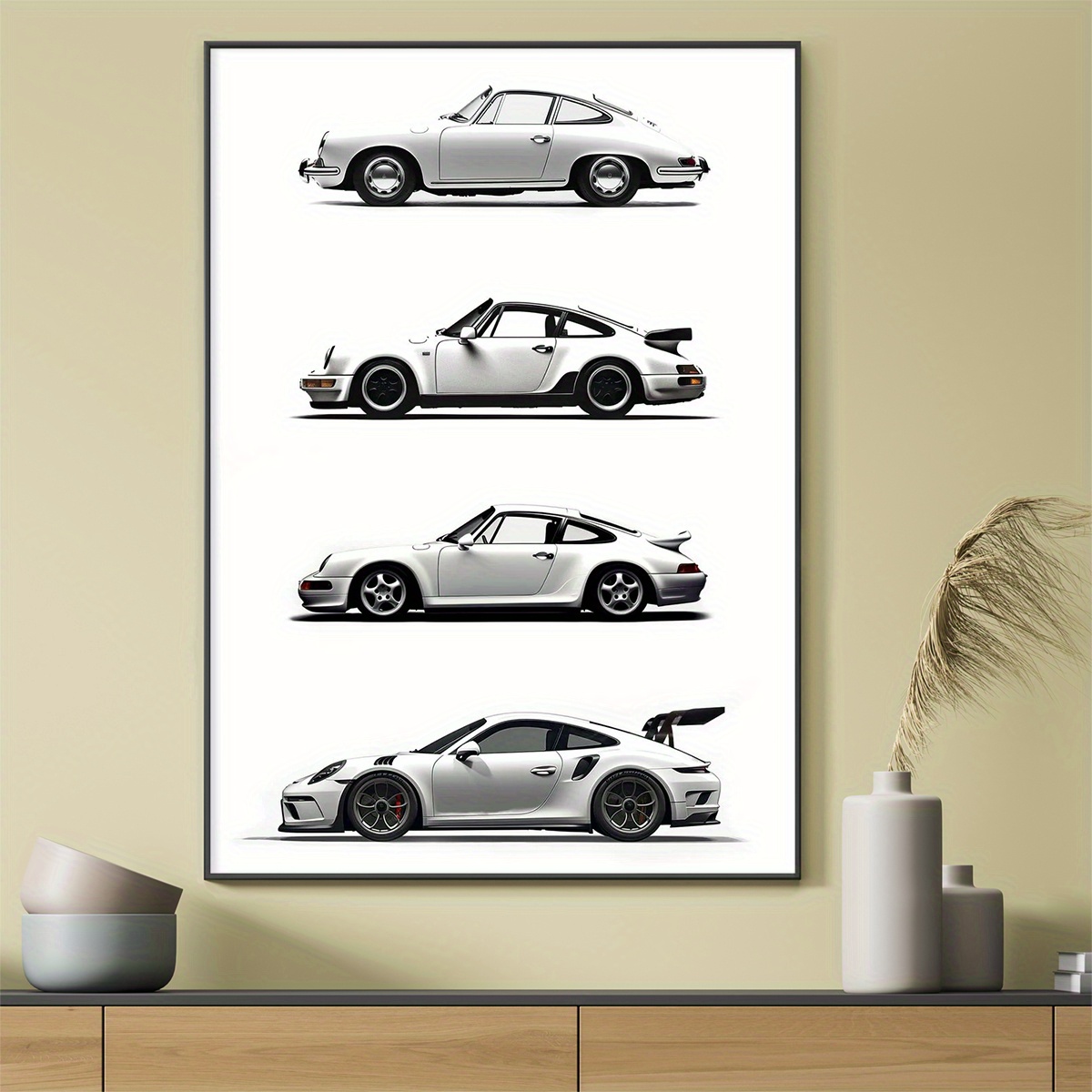 Wall Art Print 911 Carrera Car, Gifts & Merchandise