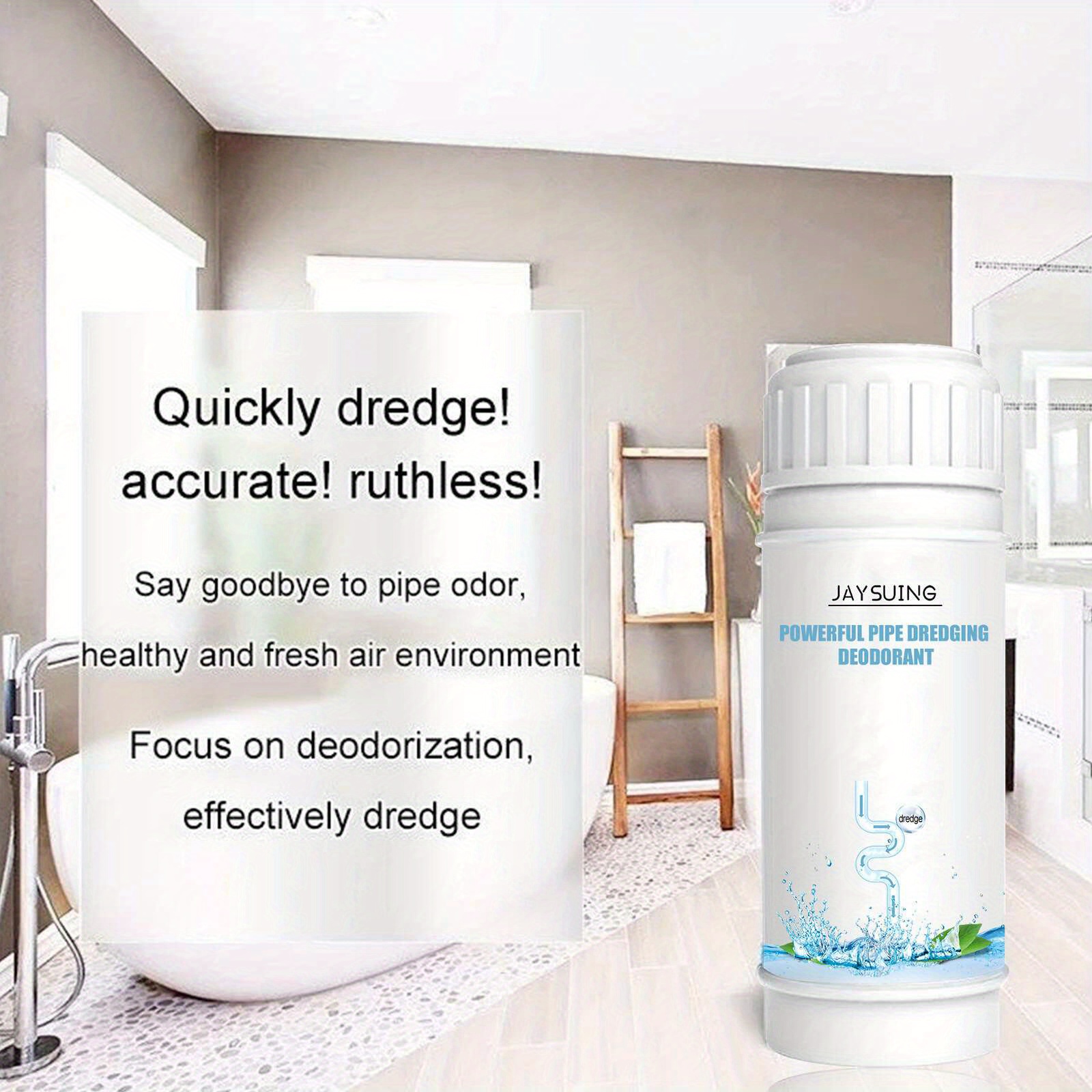 Strong Kitchen Drain Dredger Agent, Sink Drain Cleaning Dredging Agent,  Home Sink Sewer Drain Tube Deodorant Cleaner Dredger, Drain Clog Remover,  Sewer Quick Cleaning Tool, Cleaning Supplies, Household Gadgets, Back To  School