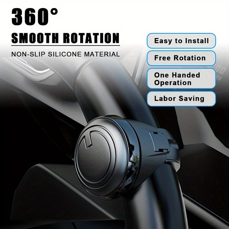 Carbon Fiber Printed R Car Steering Wheel Knob Steel Ball - Temu