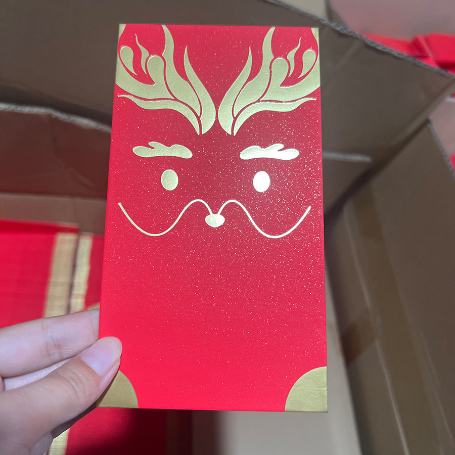 New Year Red Envelope Cute Creative Chinese Dragon Pattern - Temu