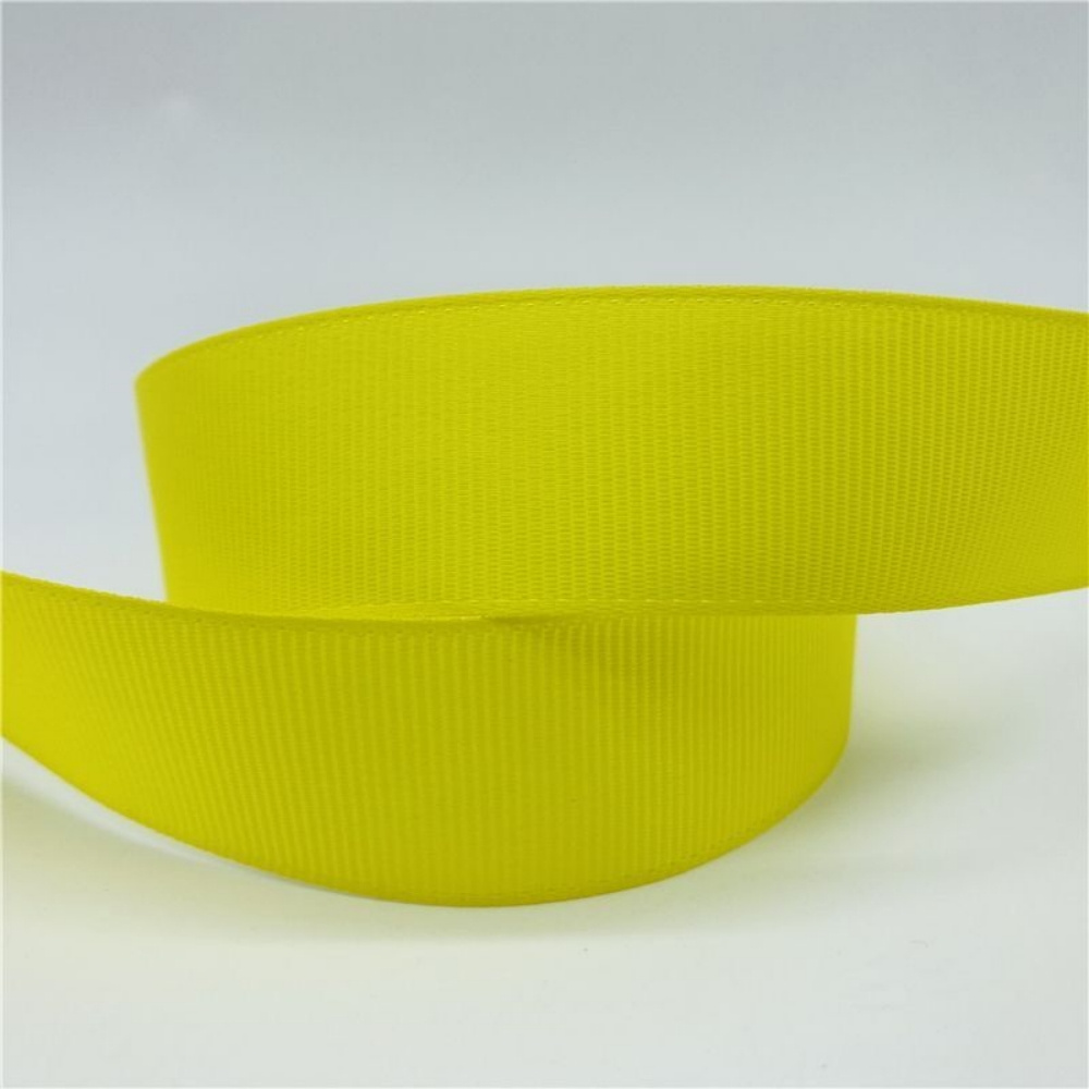 UnionJoy 1 Inch 25 Yards Solid Grosgrain Ribbon Roll for Bows, Crafts,  Gifts Wrapping, DIY Hair Accessories (Yellow)
