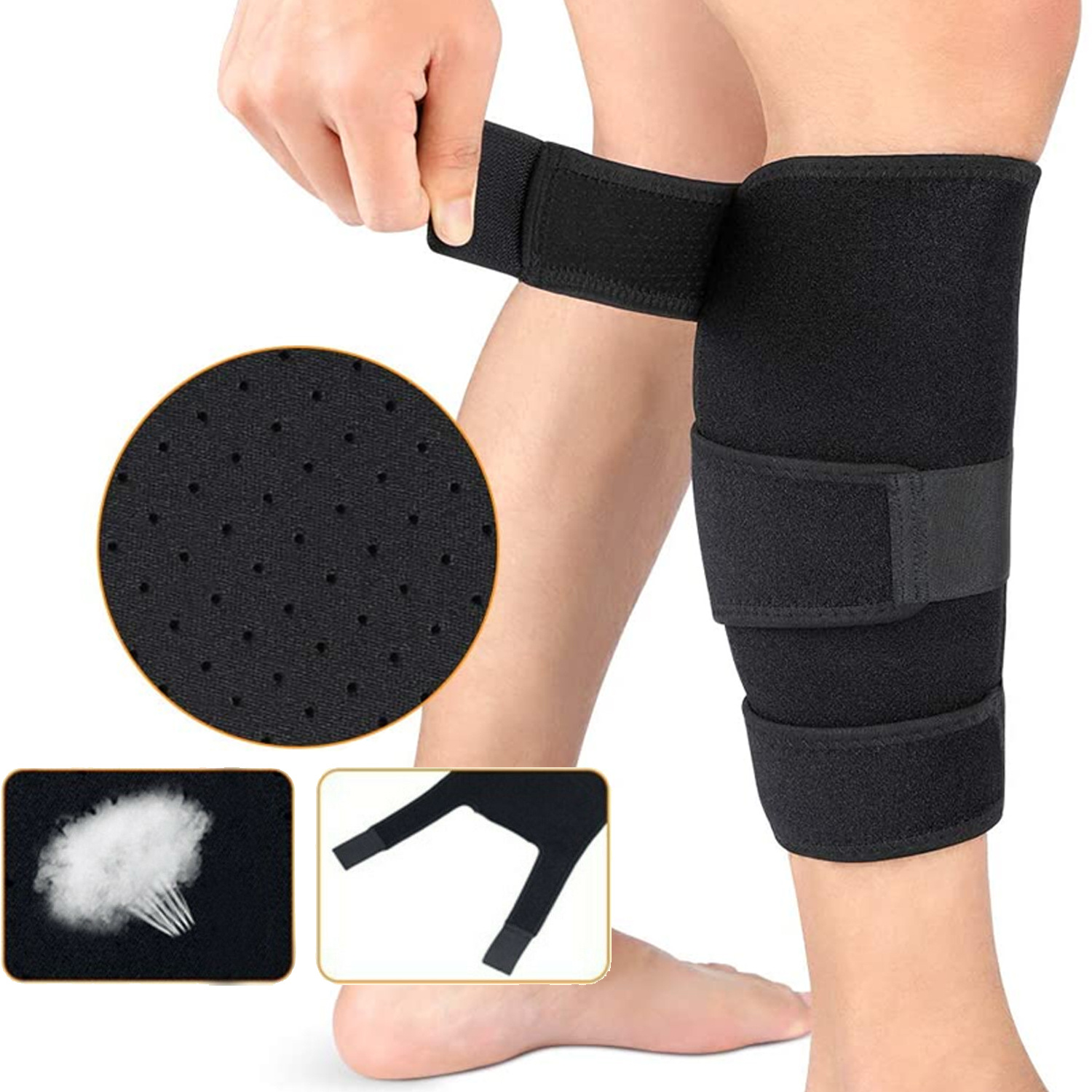 Calf Brace Calf Compression Sleeve For Lower Leg Injury - Temu