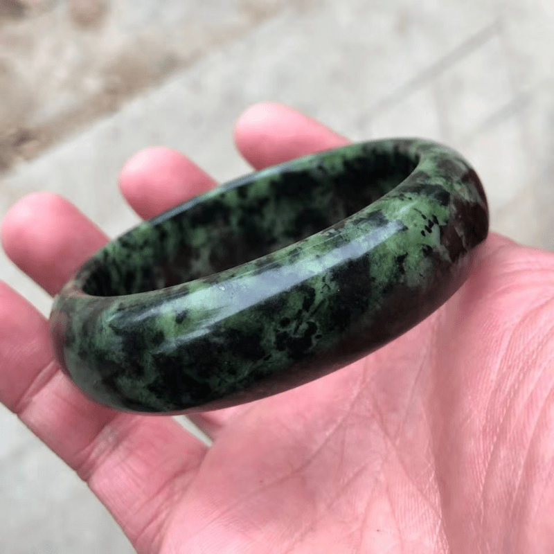 Jade stone best sale bangle