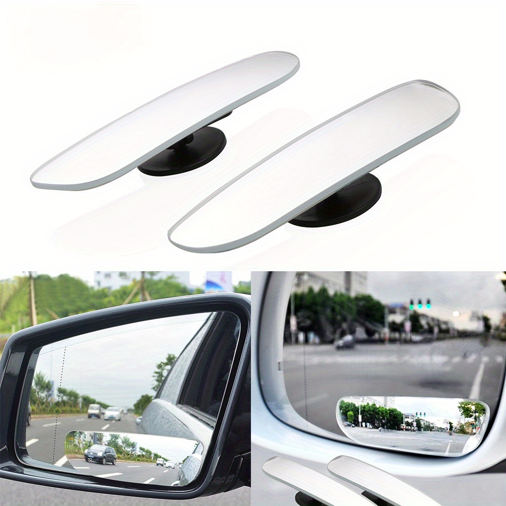 Auto-Blind-Spot-Spiegel, 2 Stück, Hochauflösende Rahmenlose Runde,  360-Grad-verstellbare Blind-Spot-Spiegel-Umkehr-Weitwinkellinse,  Selbstklebende Konvexe Oberfläche : : Auto & Motorrad