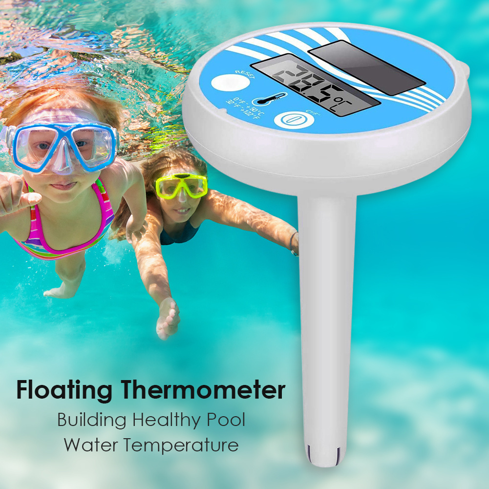 1pc Thermomètre De Piscine, Thermomètre Solaire Flottant Sans Fil Pour  L'extérieur Et L'intérieur - Temu Belgium