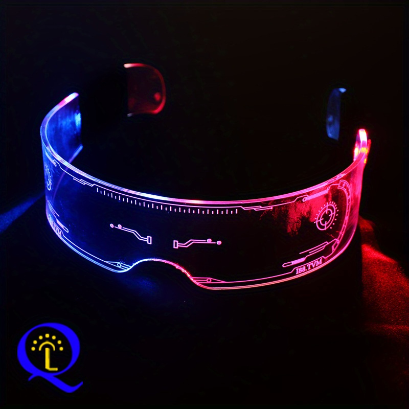 Colorful Luminous Led Glasses For Music Bar Ktv Neon Party - Temu