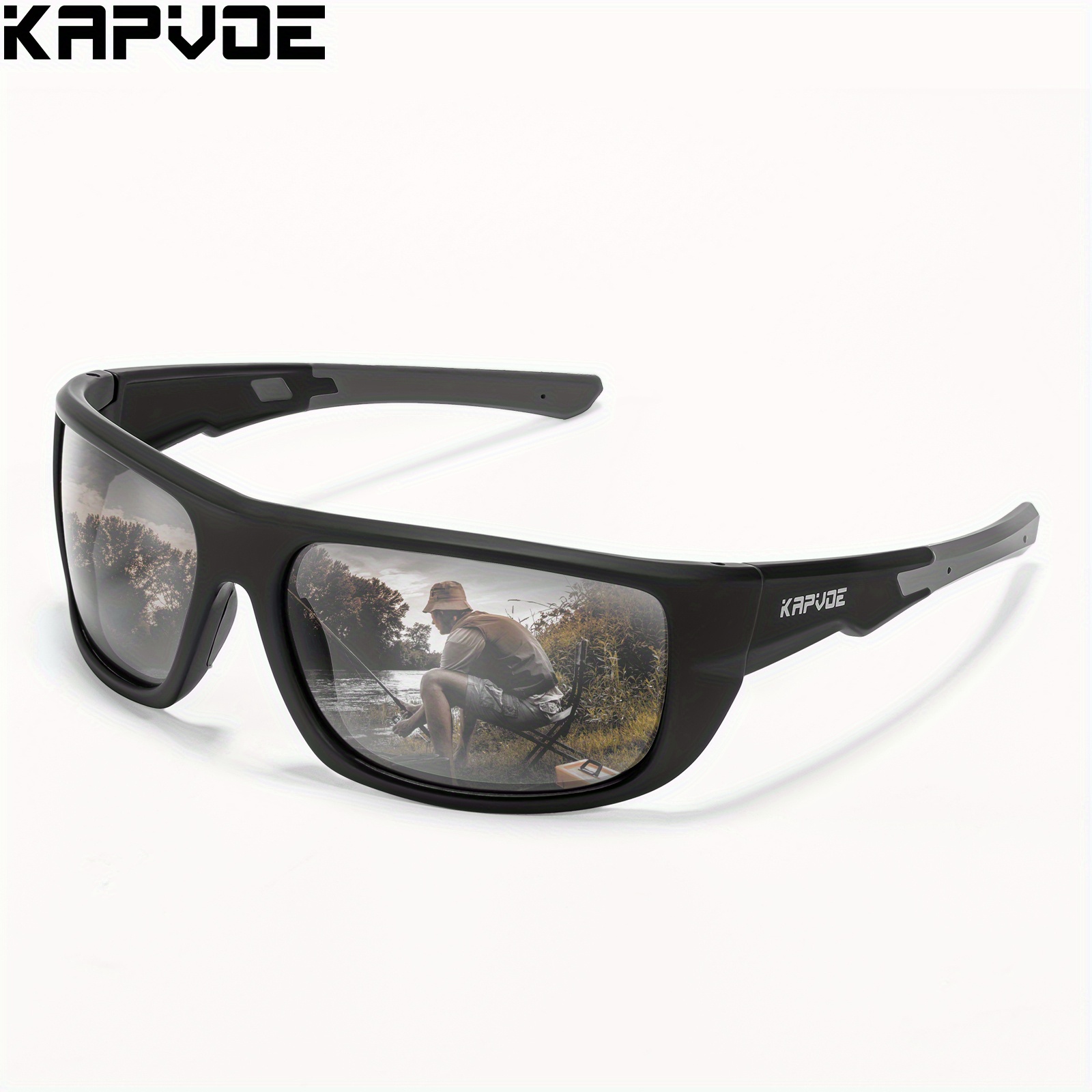 Hiking Polarized Sunglasses Men Fashion Fishing Glasses - Temu