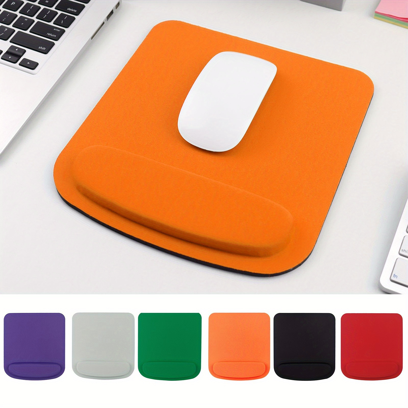 Mouse Pad With Wrist Rest For Laptop Mat Anti-slip Gel Wrist Eva Support  Wristband Mouse Mat Pad For Macbook Pc Laptop Computer - Temu Austria