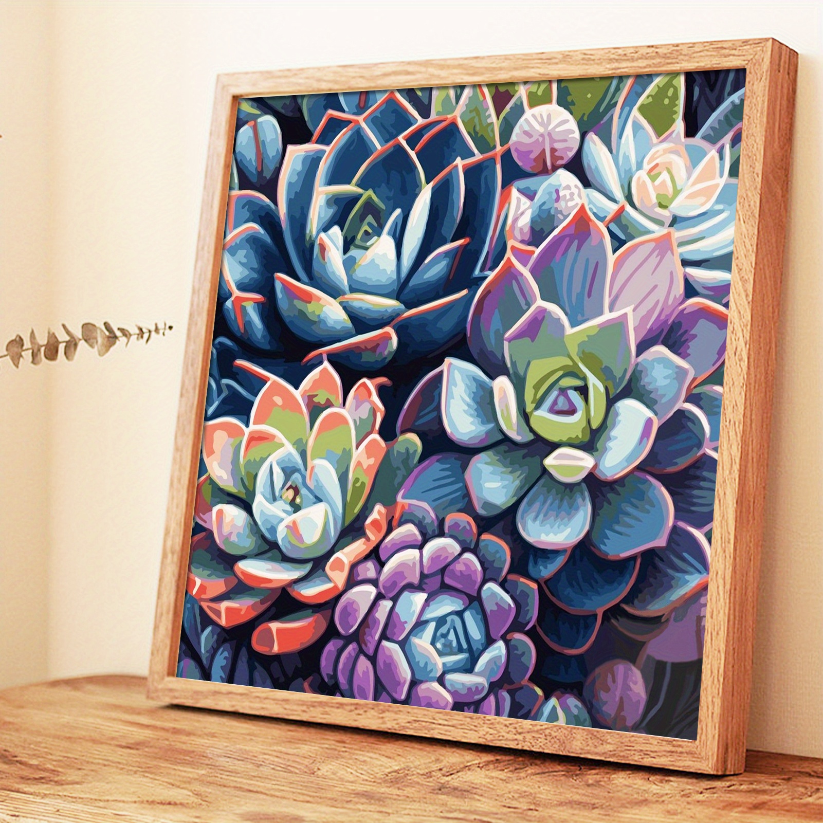 Succulents Paint by Numbers Painting Set