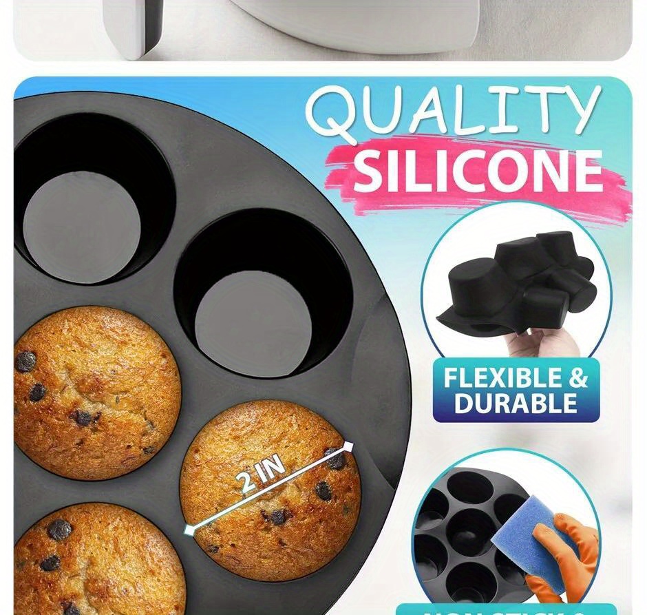 Da 5 a 8 cm Stampo Muffin Silicone