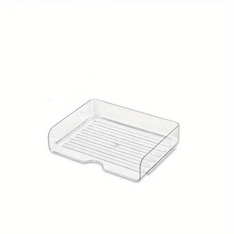 Plastic Clear Storage Tray, Desktop Storage Tray Box, Stackable Filing  Letter Paper Tray, Office Desk Organizer, Multipurpose Finishing Storage  Container, For Home School Office - Temu