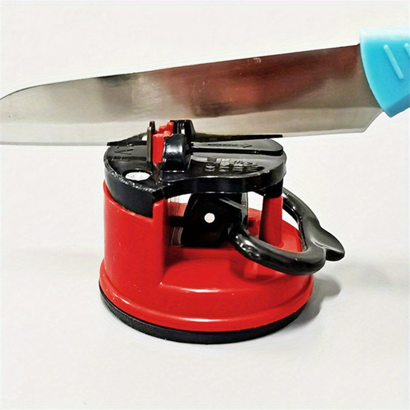 Dual Sharpener - Stay Sharp with 2 Slots Kitchen Suction Cup Knife