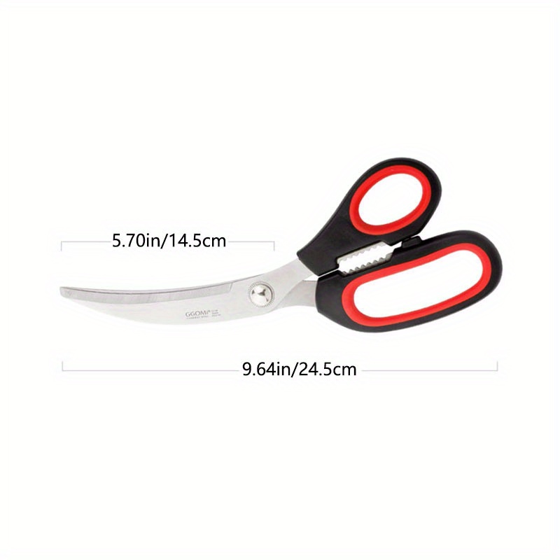 Curved Blade Kitchen Scissors, Korean Stainless Steel Barbecue Scissors,  Barbecue Scissors Kitchen Scissors, Kitchen Chicken Bone Scissors