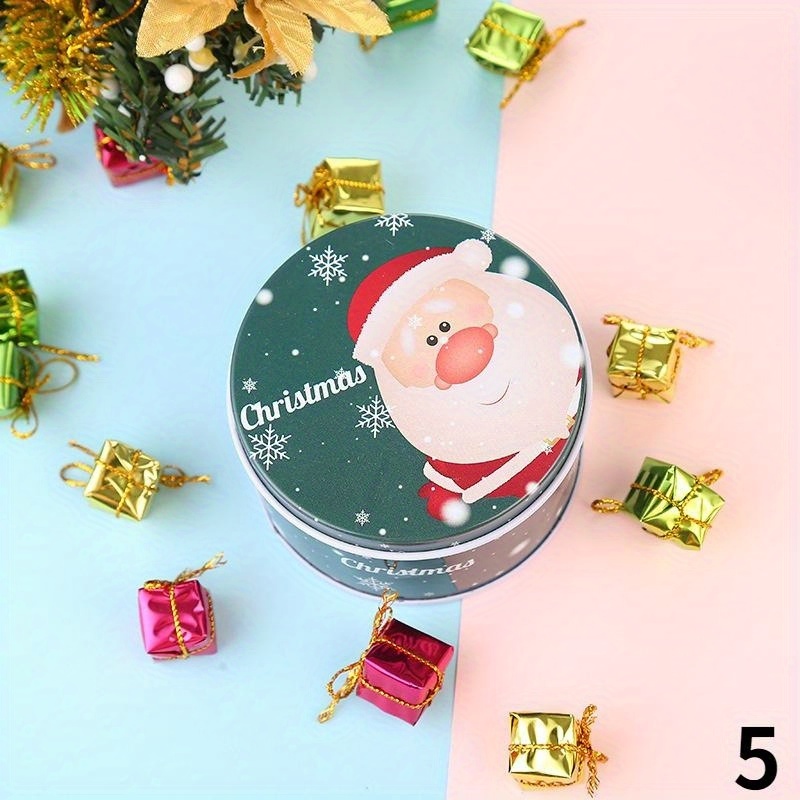 Decorative Christmas Metal Gift Box Candy Tins