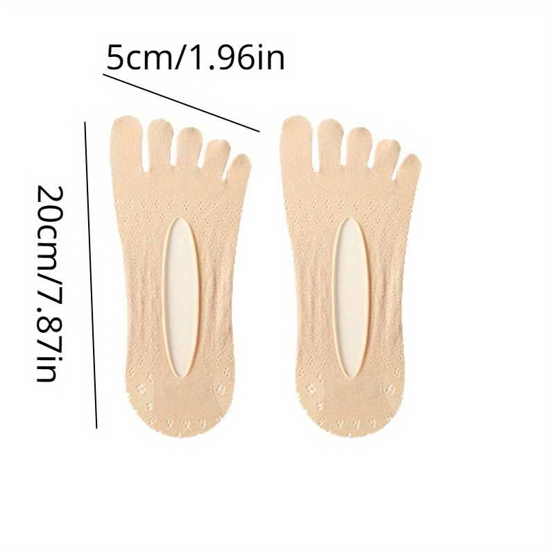 1pair Five Toes Socks Summer Mesh Breathable Socks