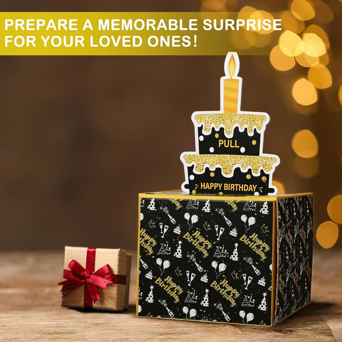 Pull-Out Birthday Money Box - Fun Way to Gift Cash