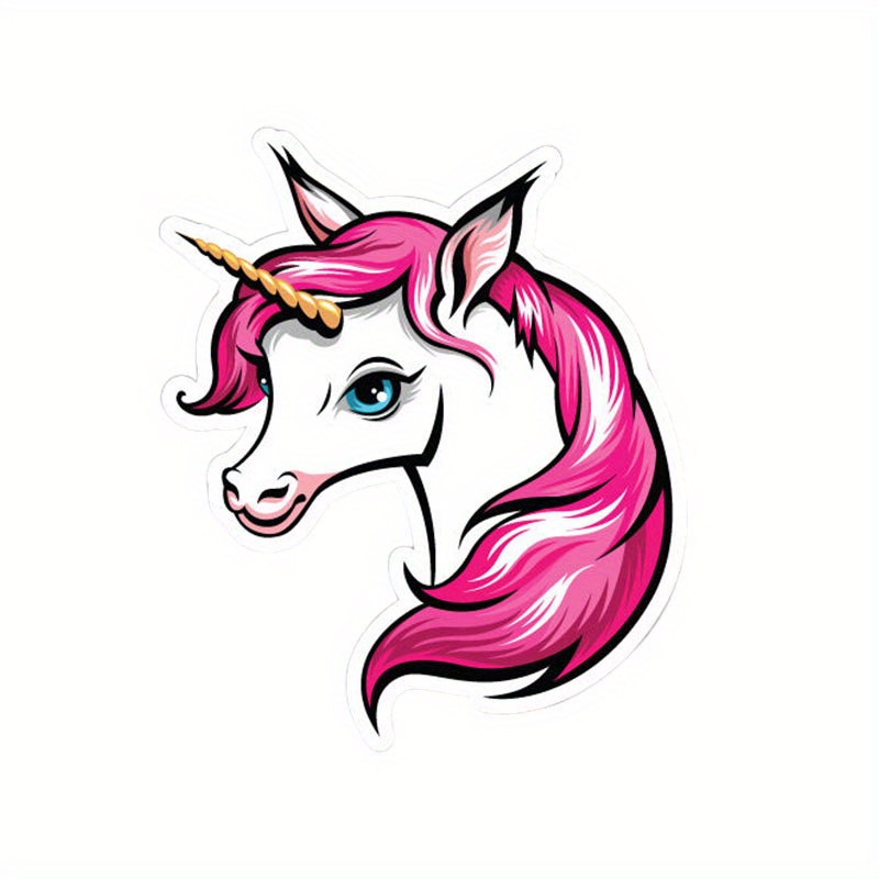 Unicorn Cute Sticker Decal Car Bumper Window Sticker Temu New Zealand