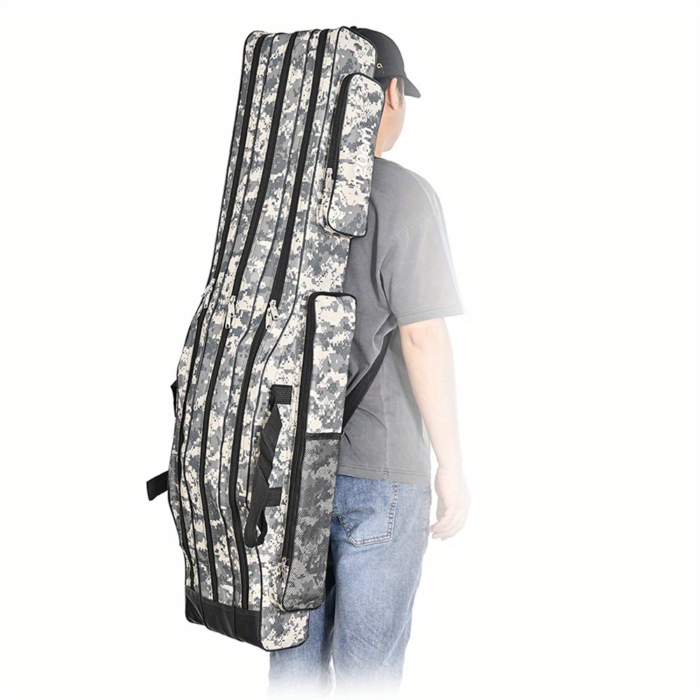 1pc Spacious Fishing Tackle Backpack for Trout Fishing, Camping, and Hiking