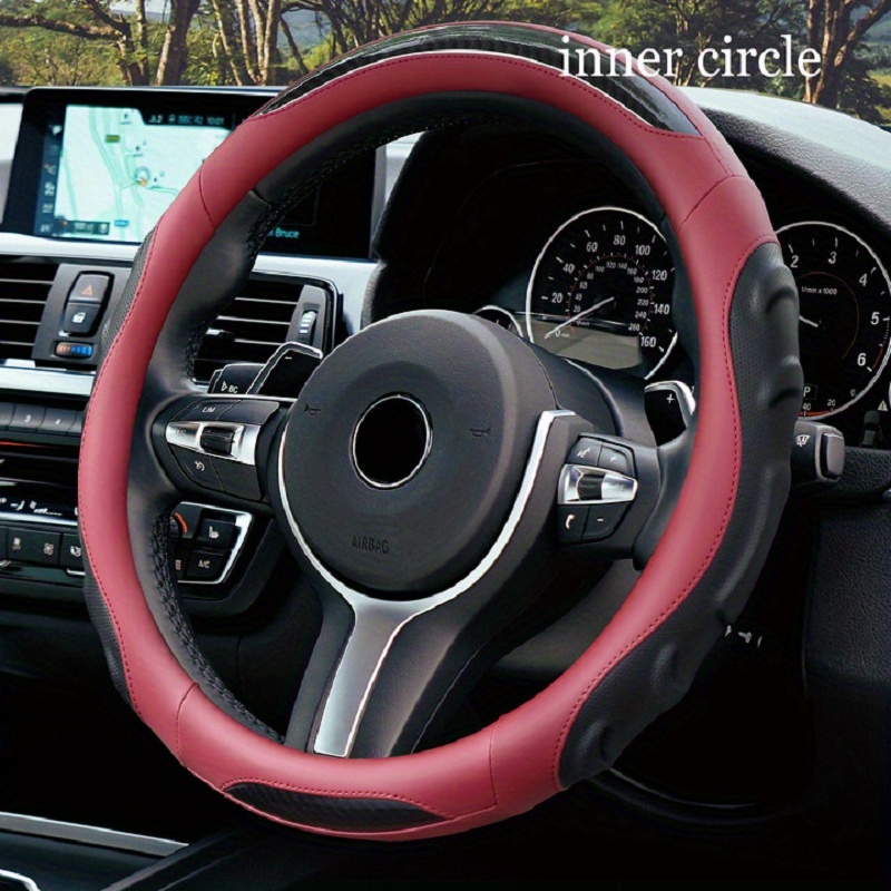 Cool Car Steering Wheel Cover Pu leder Lenkradbezug - Temu Germany
