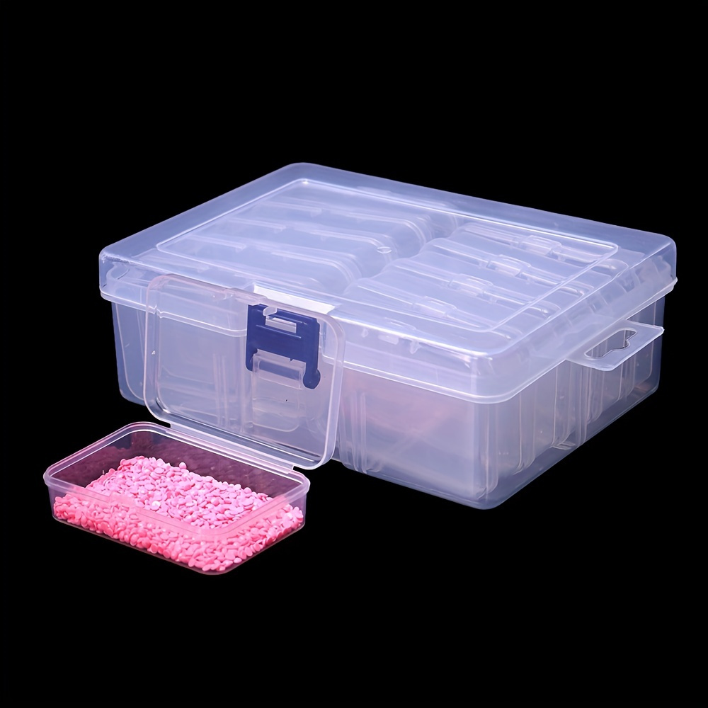 Plastic Transparent Storage Box Handicraft - Temu