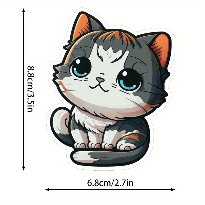 CUTE KITTY Vinyl Autoaufkleber Aufkleber Katze Tier Dekoration Autoaufkleber  - Temu Germany