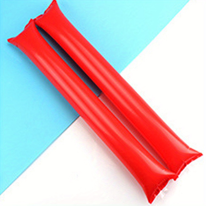 60 Pcs Foil BAM BAM Thunder Sticks, Long Balloon Inflatable Cheer Sticks Inflating Rods in for Birthday Party