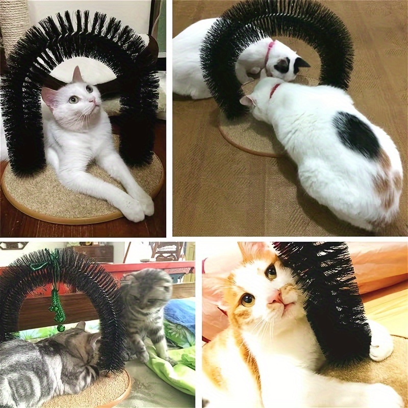 Arch groomer outlet for cats