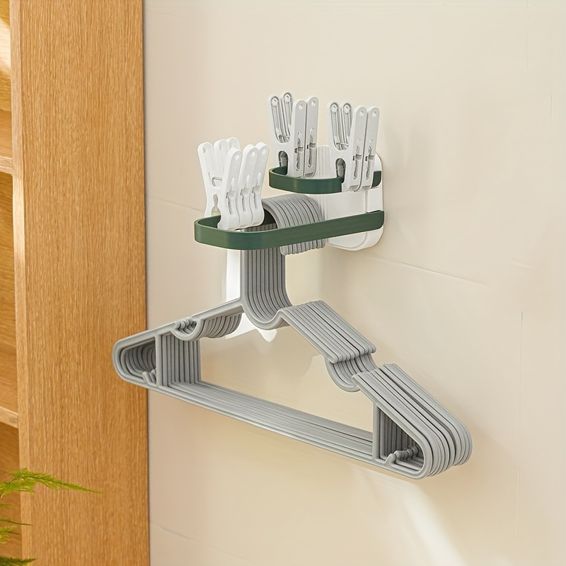 Clothespin Fabric Storage Rails