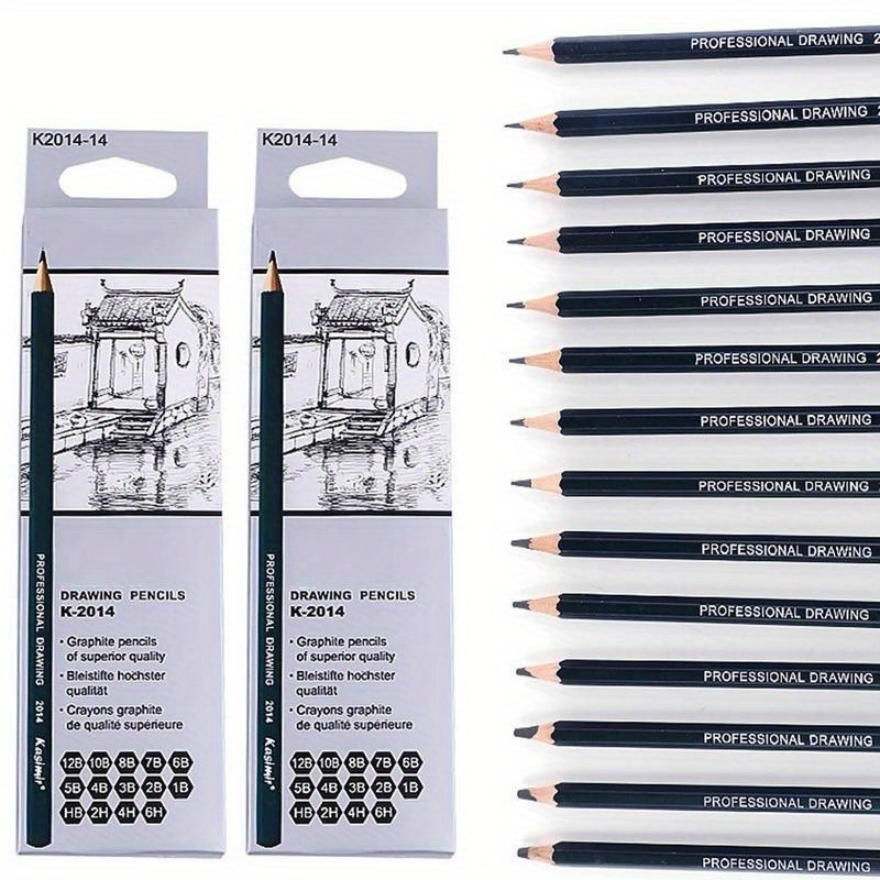 Graphite Black Artline Pencils, For Sketching / Drawing, Packaging