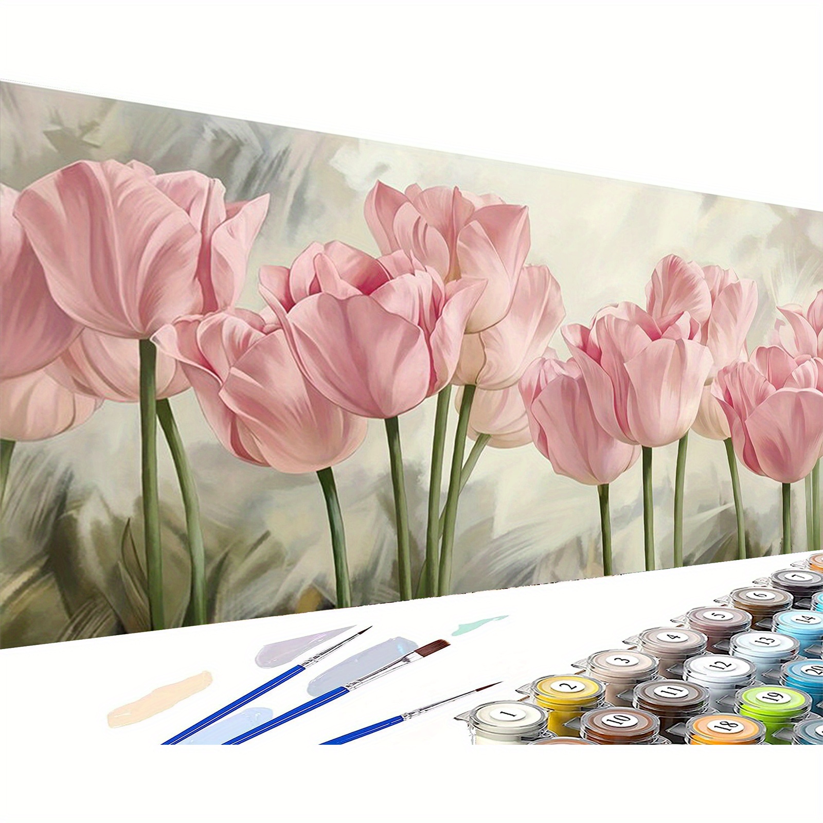 Diy Oil Painting By Numbers Kit For Adults Beginner Drawing - Temu