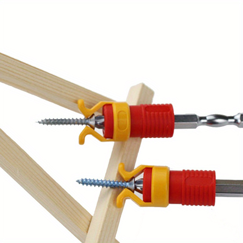 1pc Genericplastic Screw Holder Clamper Fixing Set Screw Screw Holder Bit  Fixing Sleeve Woodworking Tools