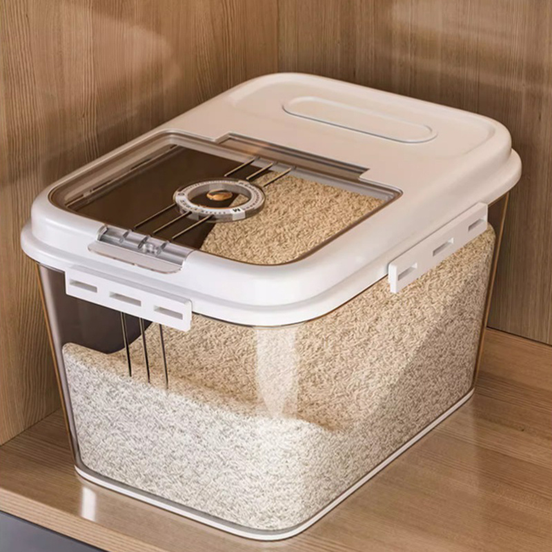 1pc Small Size Sealed Rice Storage Bin For Home Use, Grain Storage Container  With Moisture-proof Design, Flour Organizer And Rice Bucket