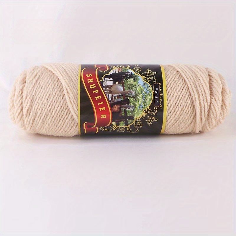 Lion Brand Fishermen's Wool Yarn - Brown Heather