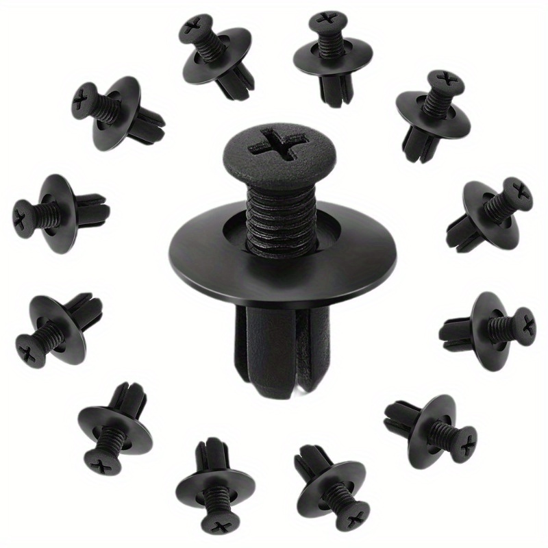 Universal 8mm Clips Plastic Rivets Fasteners Screws For Cars