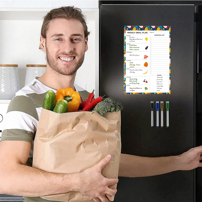 Repas Aimants Frigo Planificateur Hebdomadaire Fitness