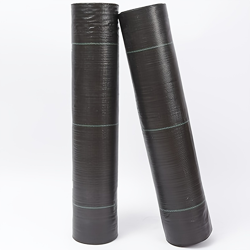  FIDALIKA Película de mantillo de plástico negro de tela anti  hierba agrícola, para jardín Control de deshierbe tela degradable paños de  deshierbe (tamaño : 3.3 ft x 16.4 ft) : Patio
