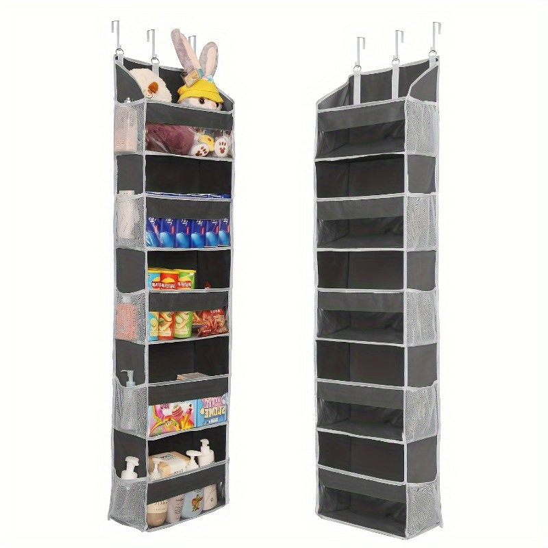  Booluee Organizador de armario colgante de plástico, estante de  almacenamiento plegable para armario, estante de almacenamiento plegable de  múltiples capas, estante de organización de ropa (grande) : Hogar y Cocina