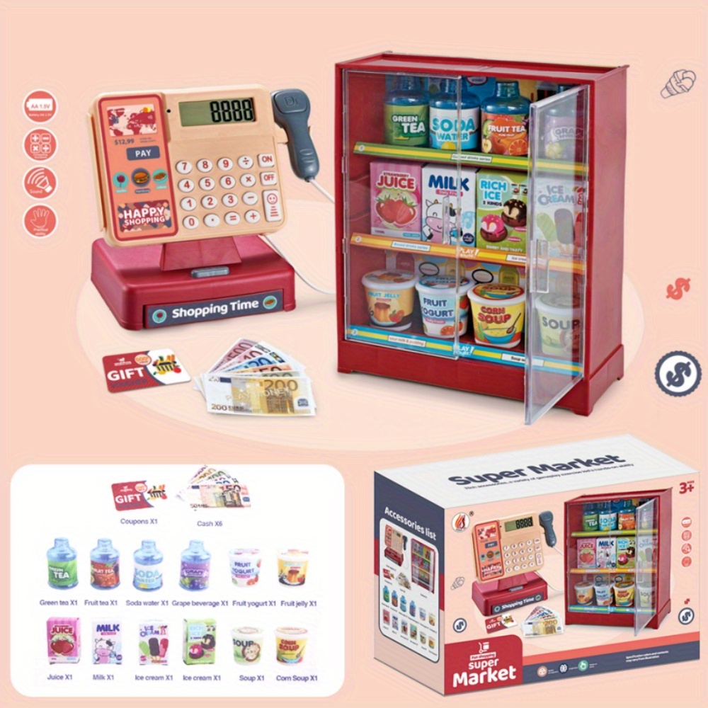Puntos enfants électronique semblant jouer Simulation supermarché caisse  enregistreuse jeu jouet – les meilleurs produits dans la boutique en ligne  Joom Geek