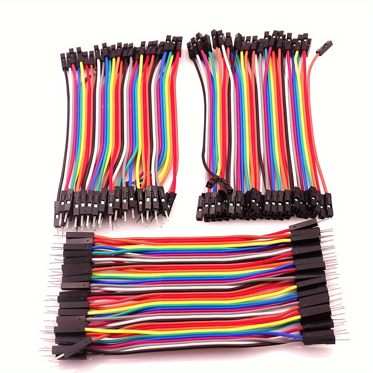 Jumper Ribbon Cables Kit Male Male Female Male Female Female - Temu