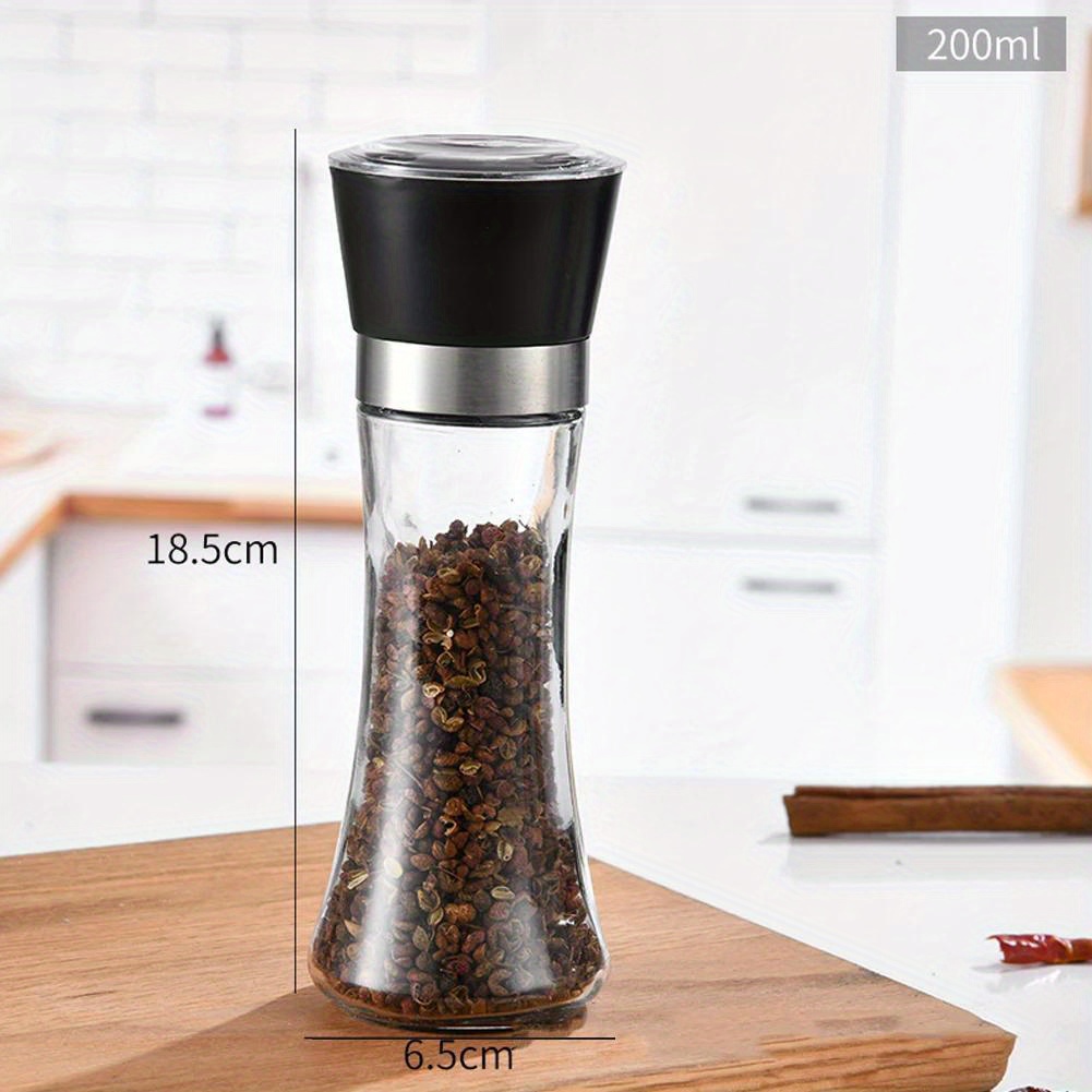 Manual Salt Pepper Mill Grinder Seasoning Bottle Spice Grinding