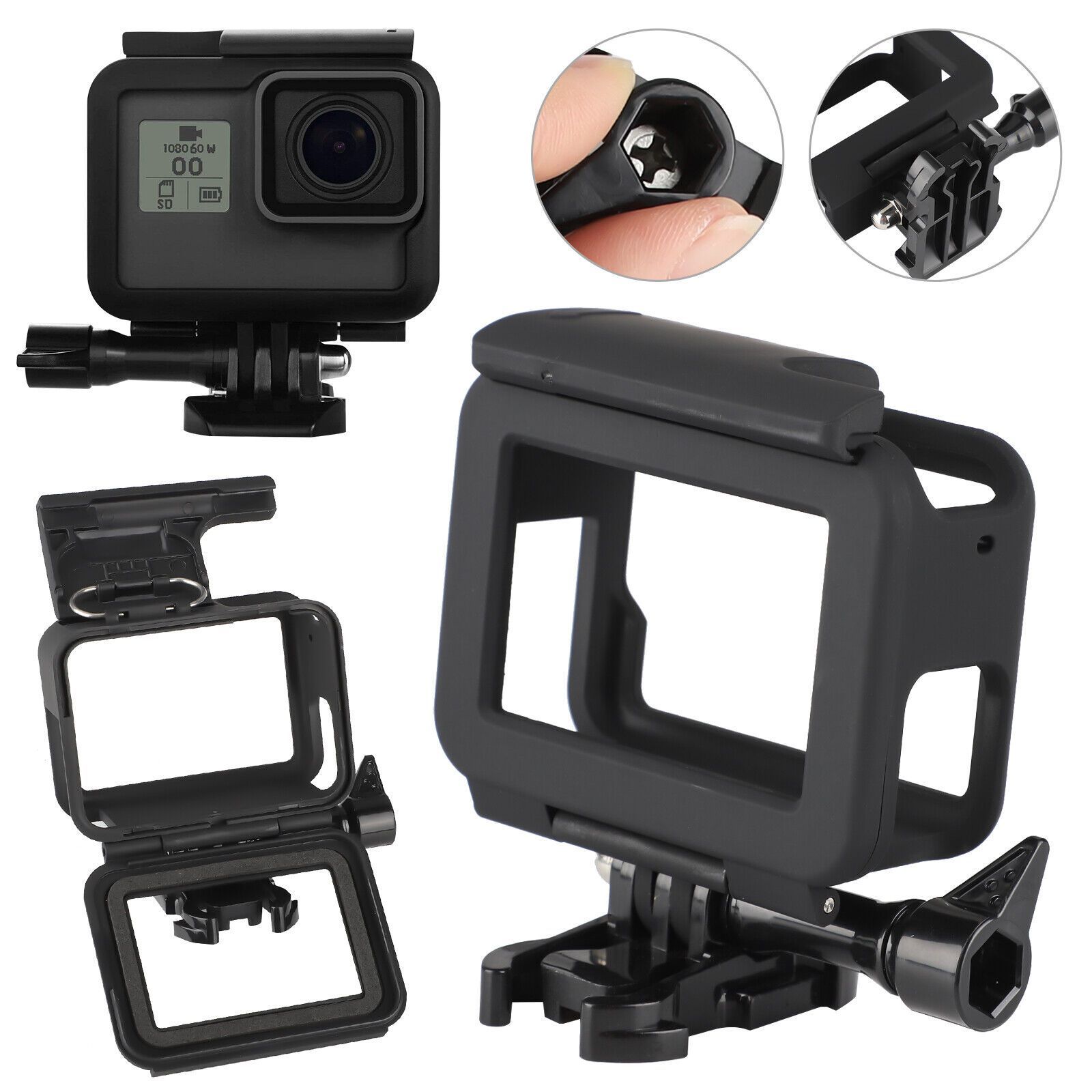 For GoPro Hero 12 11 10 9 Black Waterproof Protective Case 2362.2inch  Diving Housing For Go Pro 10 9 GoPro9 Underwater Dive Cover Accessories