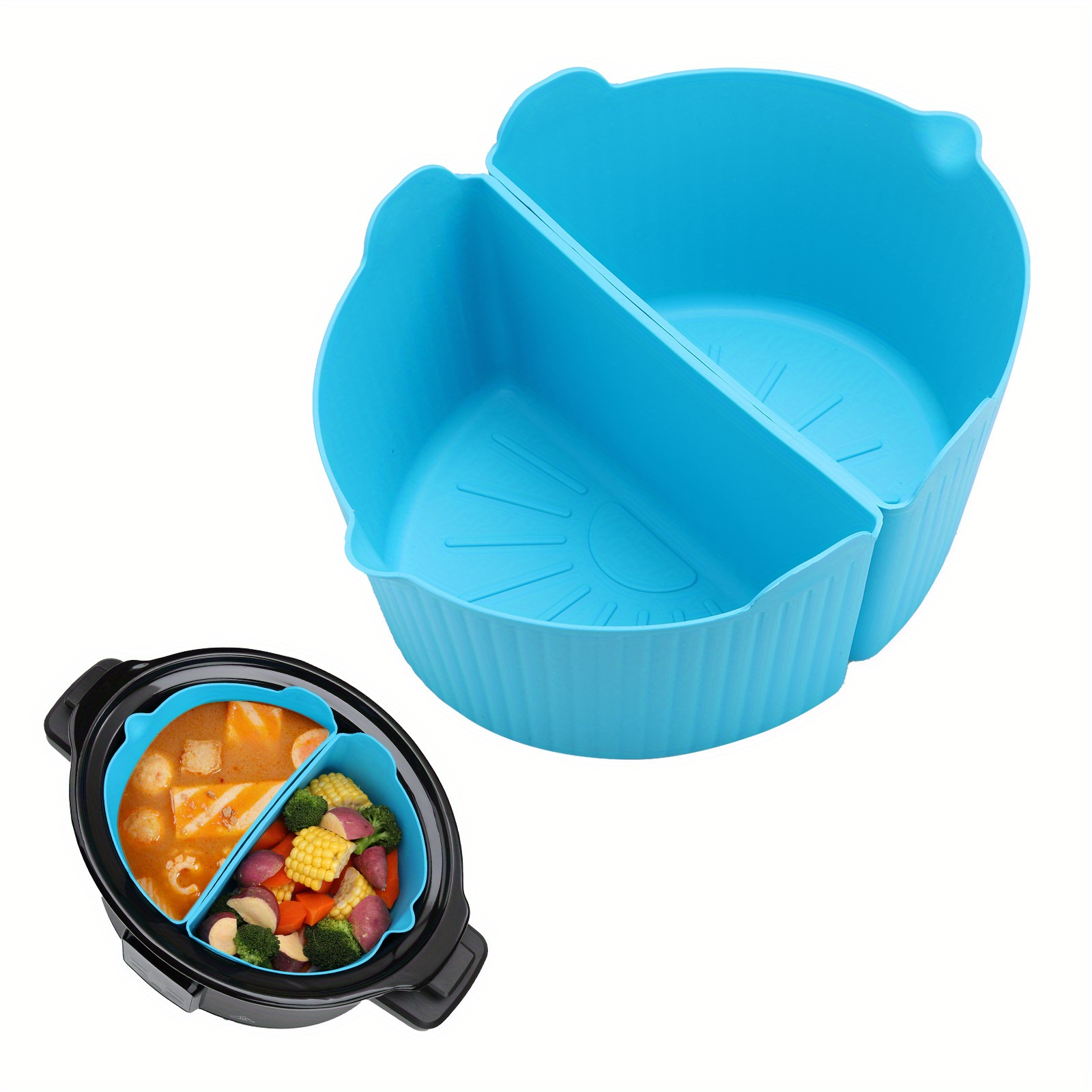 Slow Cooker Silicone Bag 6 10qt Slow Cooker Liner Divider - Temu