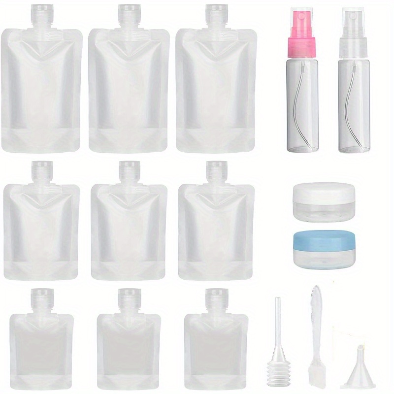 Refillable Empty Bottle Sucker Container Portable Silicone Travel  Accessories