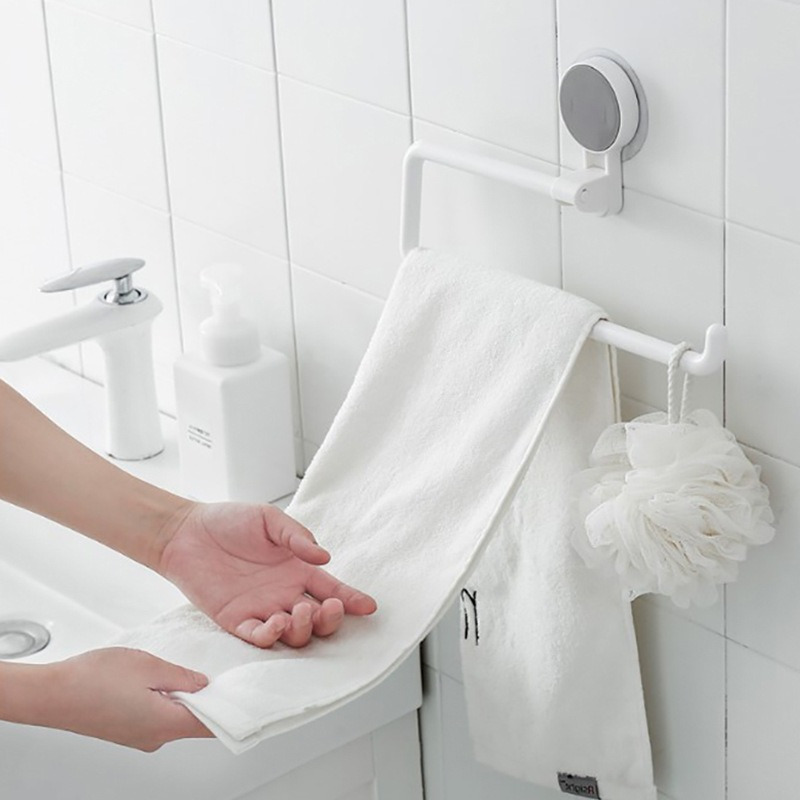 1 Barra Toalla Plástico Toallero Ducha Simple Baño Soporte - Temu