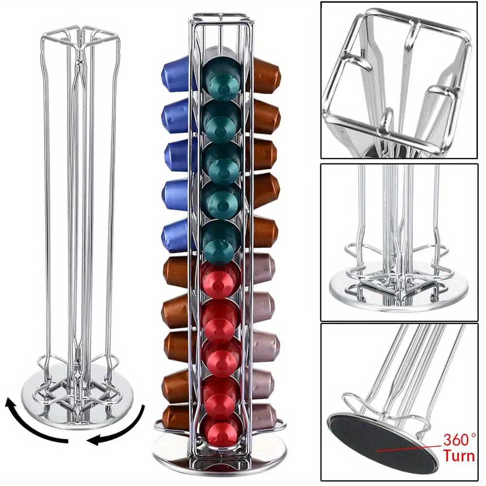 Coffee Capsule Holder Coffee Pod Capsules Stand Rack For Nespresso