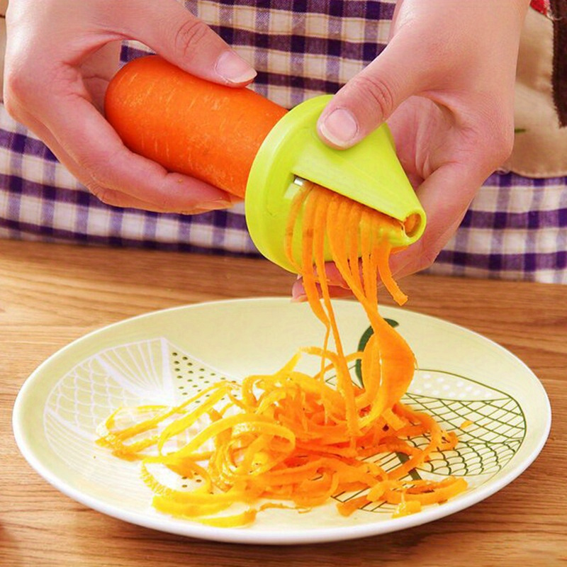 1pc Vegetable & Fruit Peeler, Potato Spiralizer Fruit Slicer, Vegetable  Slicer, Reusable Potato Peeler, Carrot Peeler, Potato Slicer, Cucumber  Spiral Curler, Kitchen Gadget